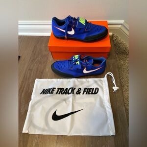 Nike Zoom Rival SD 4 Throwing Track Shoes Rotational Blue Men’s Size New